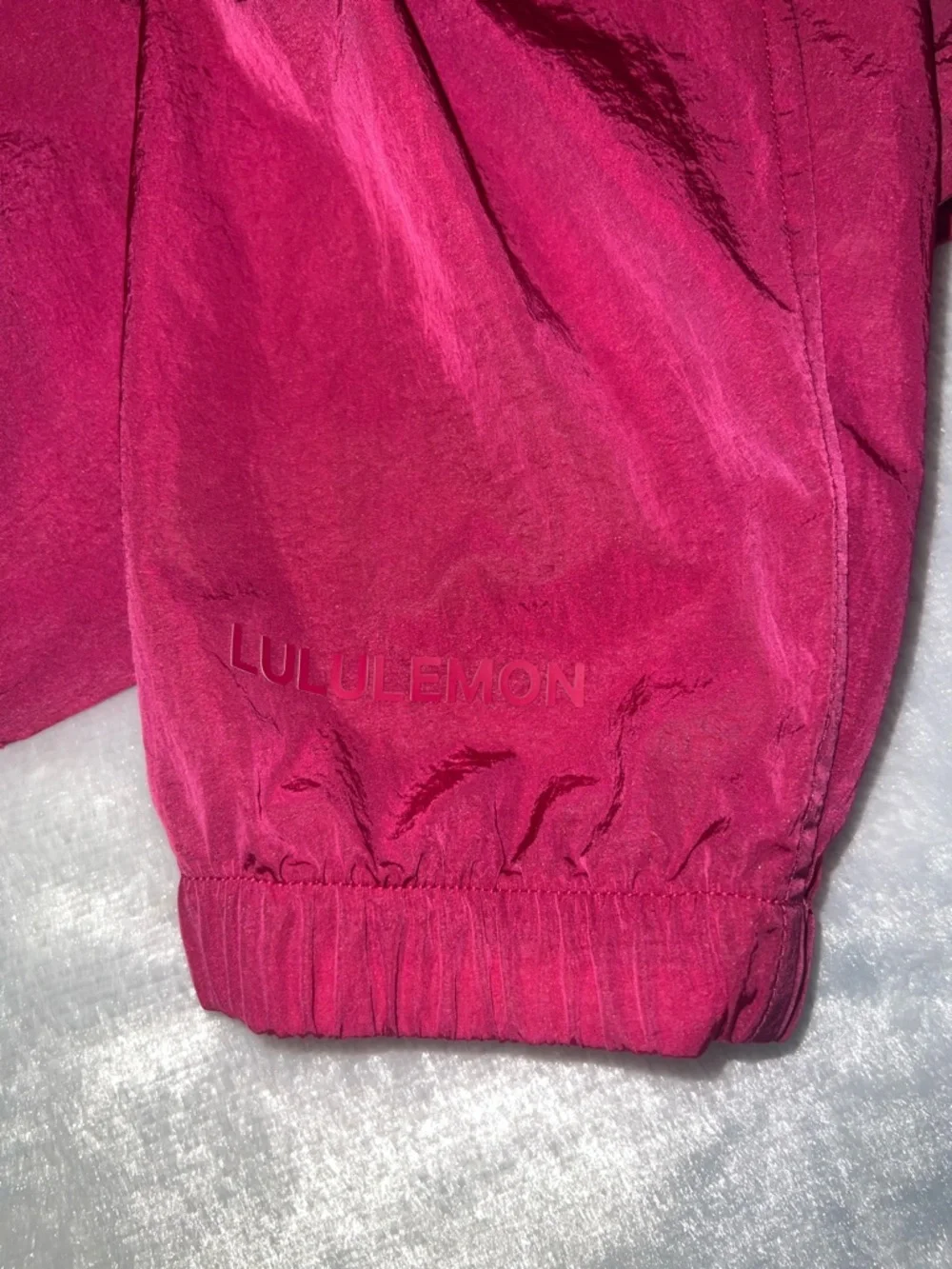 lululemon athletica Drawstring Water-Resistant Hooded Jacket in passionate